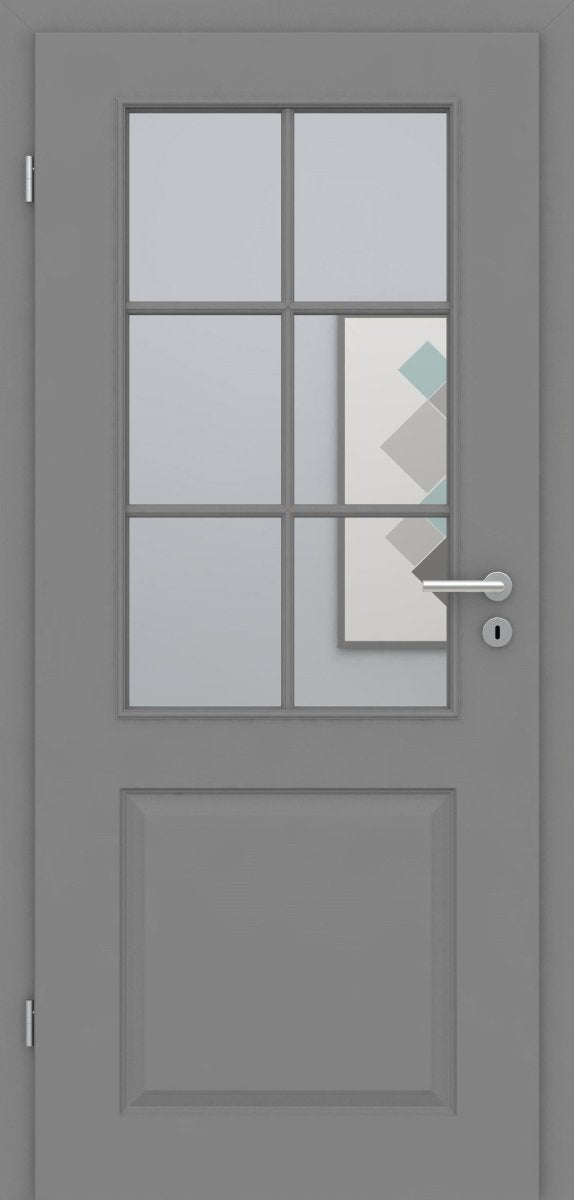 Graue Lichtausschnitt Stiltüren - Meine Tür