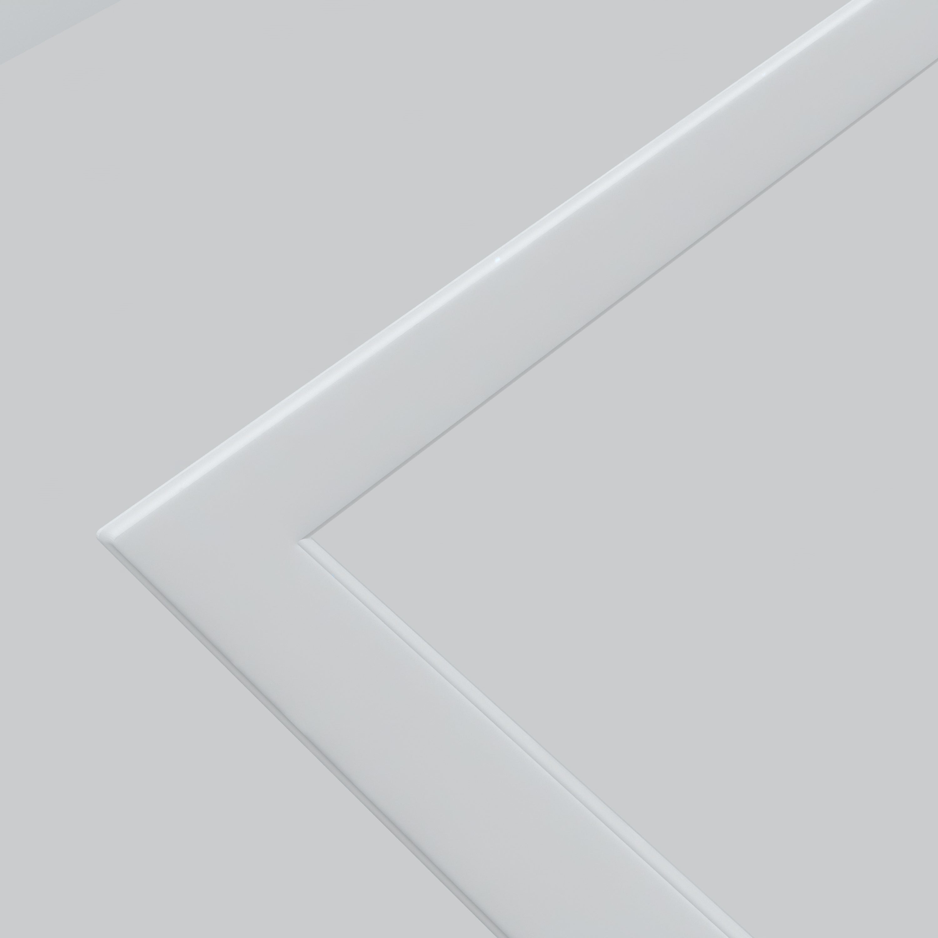 Sanela 1G Weißlack RAL 9003 Füllungsdesigntür