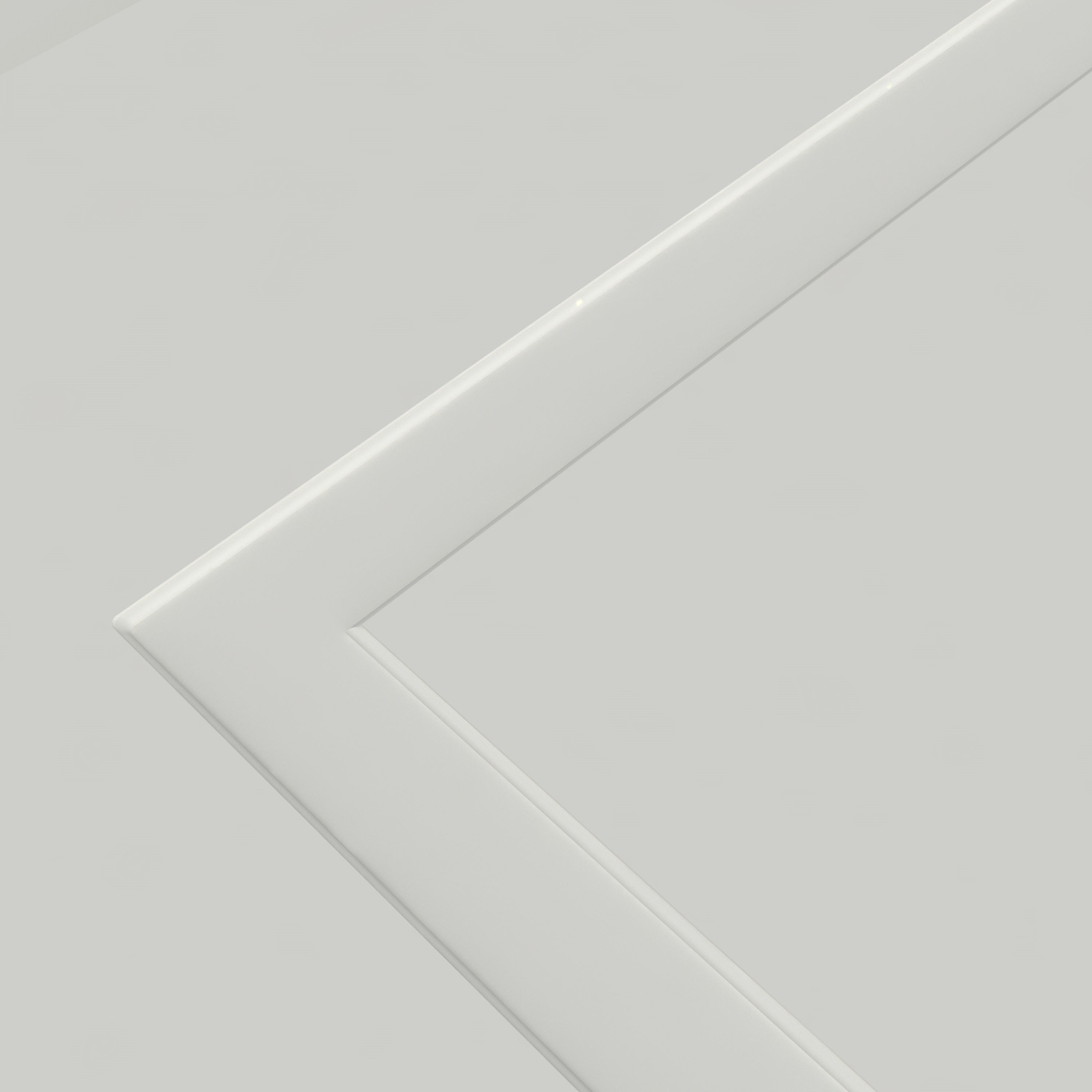 Skubb 1G Weißlack RAL 9010 LA Füllungsdesigntür