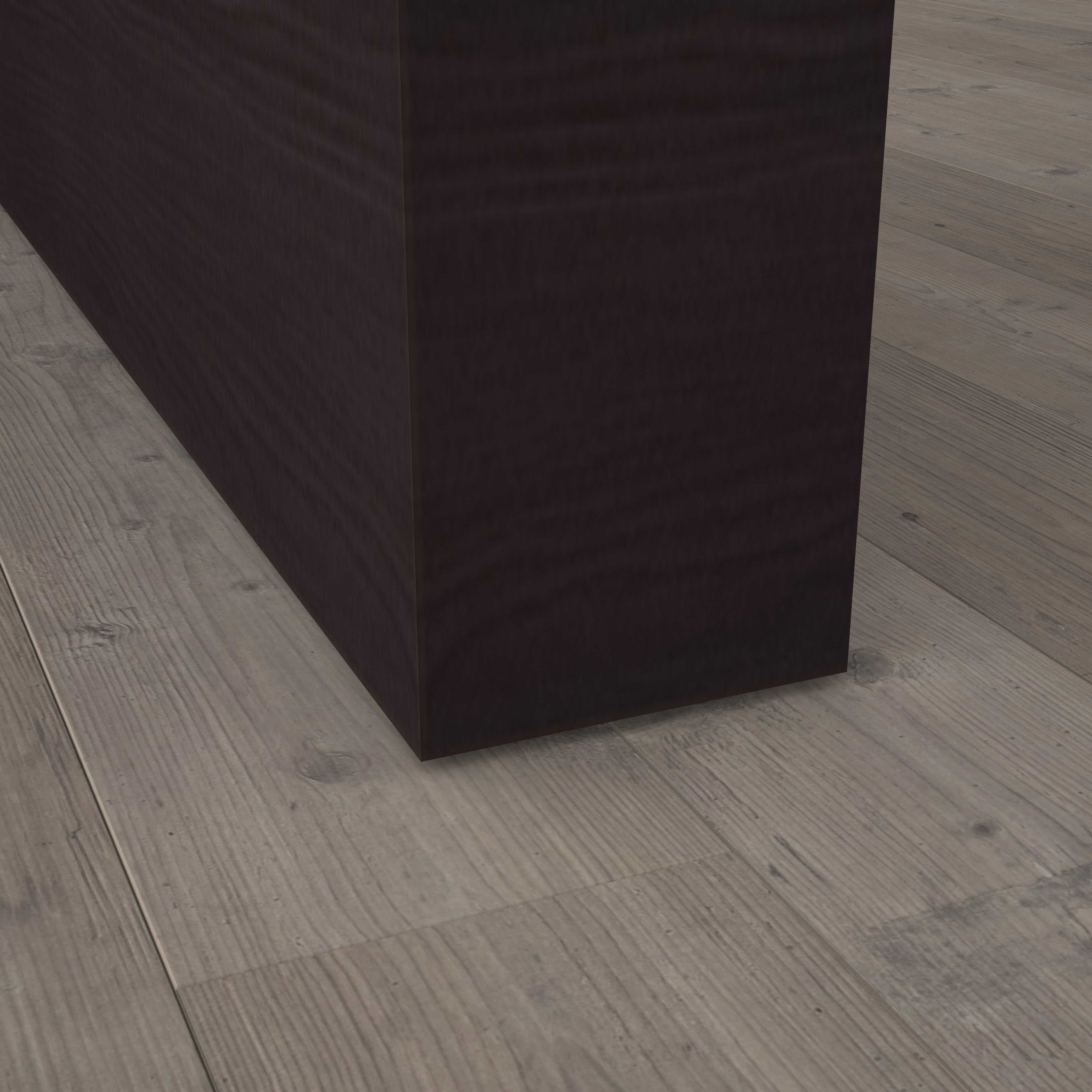 Stumpfeinschlagende Tür mit Zarge CPL Mattline Graphitgrau Queroptik | ohne Schlüssellochbohrung