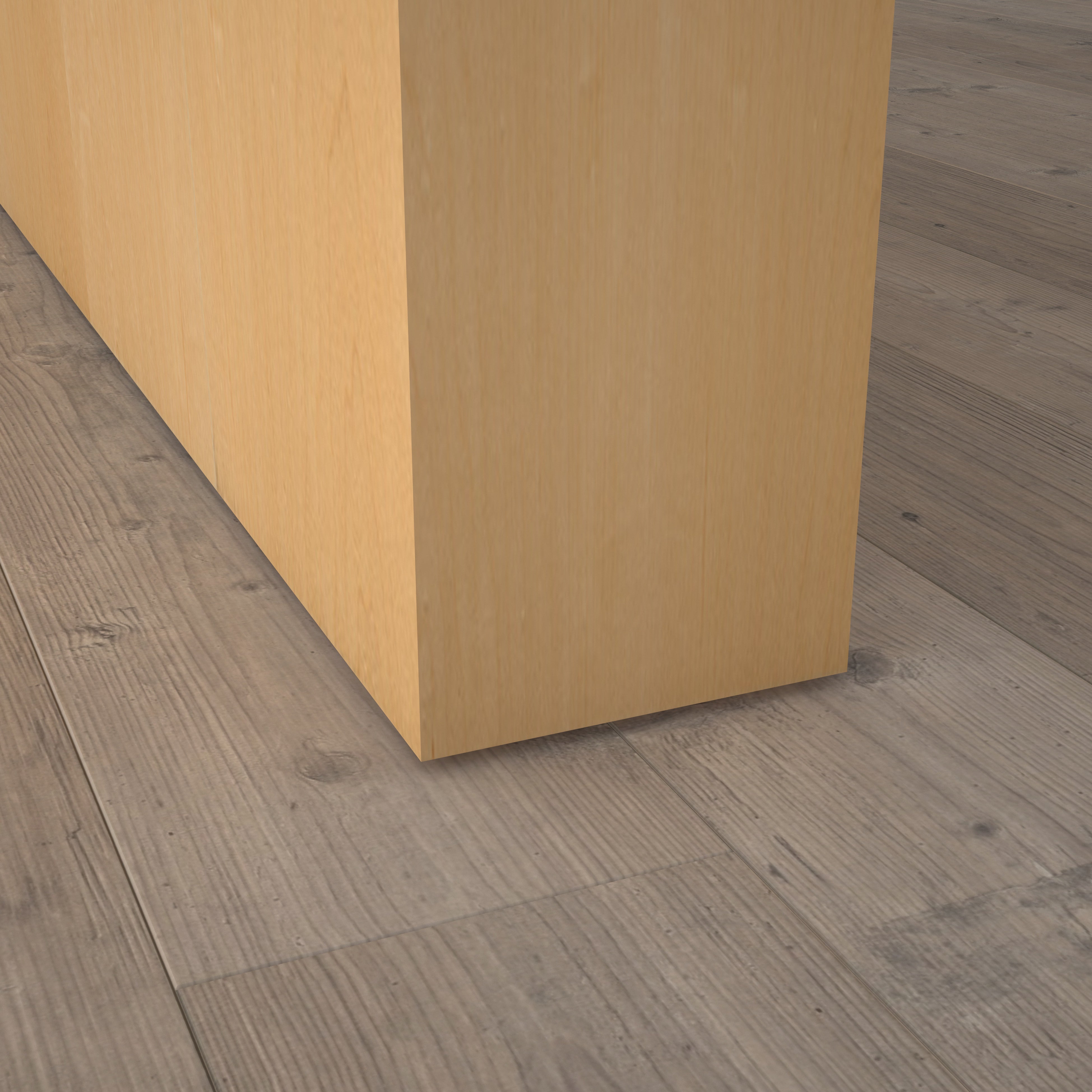 Stumpfeinschlagende Tür mit Zarge Echtholz Ahorn lackiert | ohne Schlüssellochbohrung