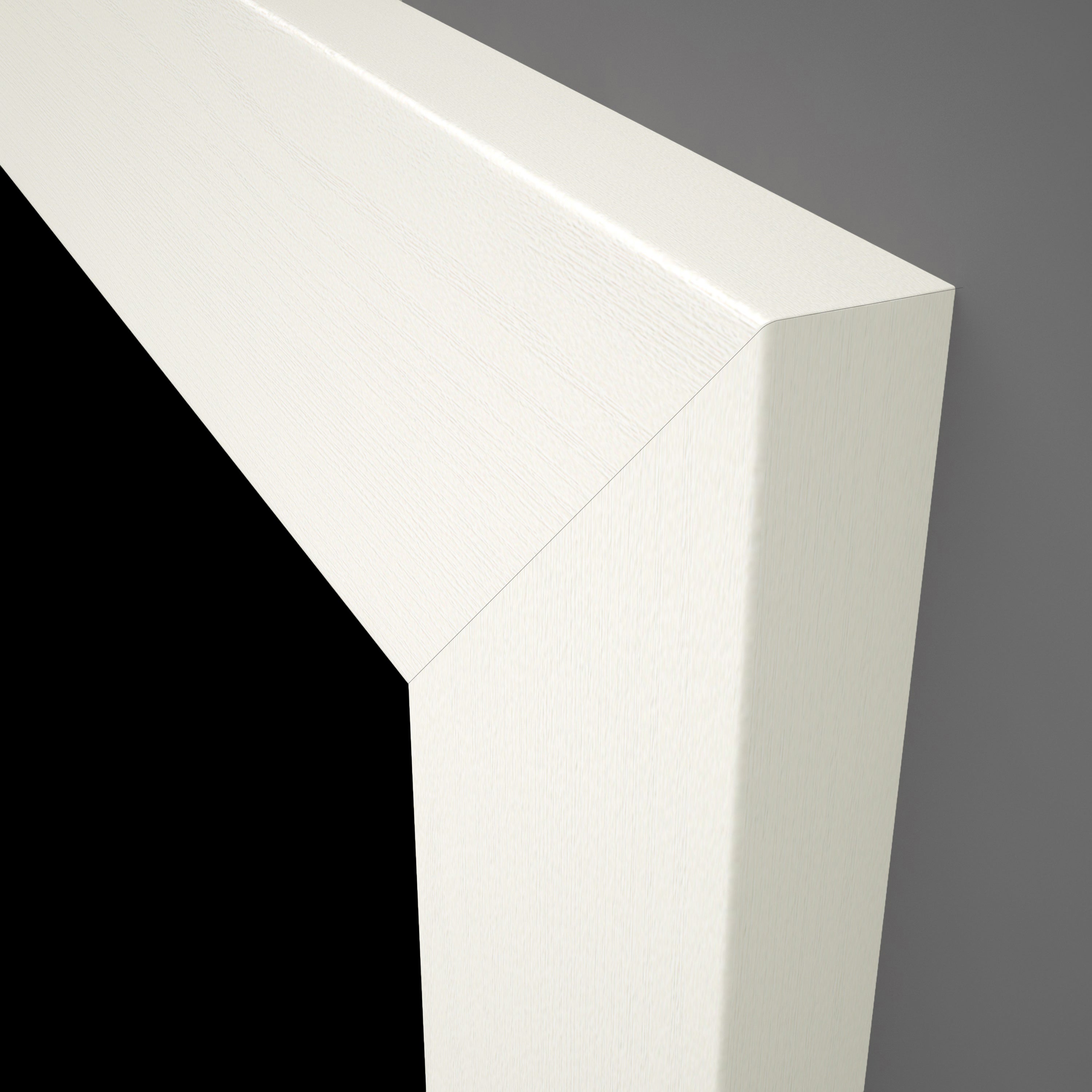 Doppelflügeltür CPL Esche weiß Struktur