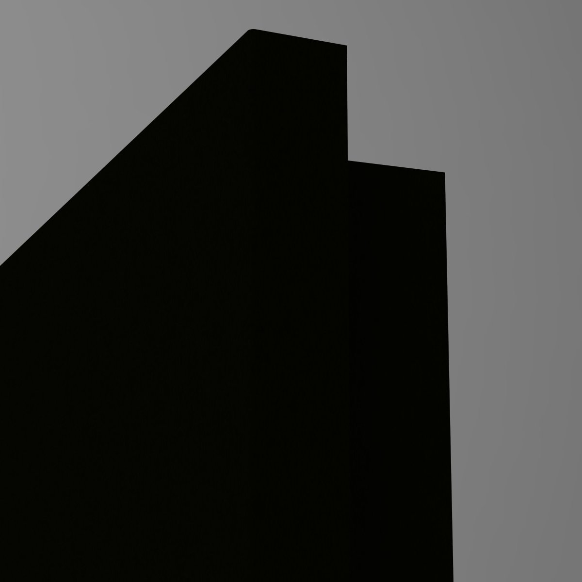 CPL Nanoline Mattschwarz RAL 9005 Innentür mit Lisene L9 - Meine Tür