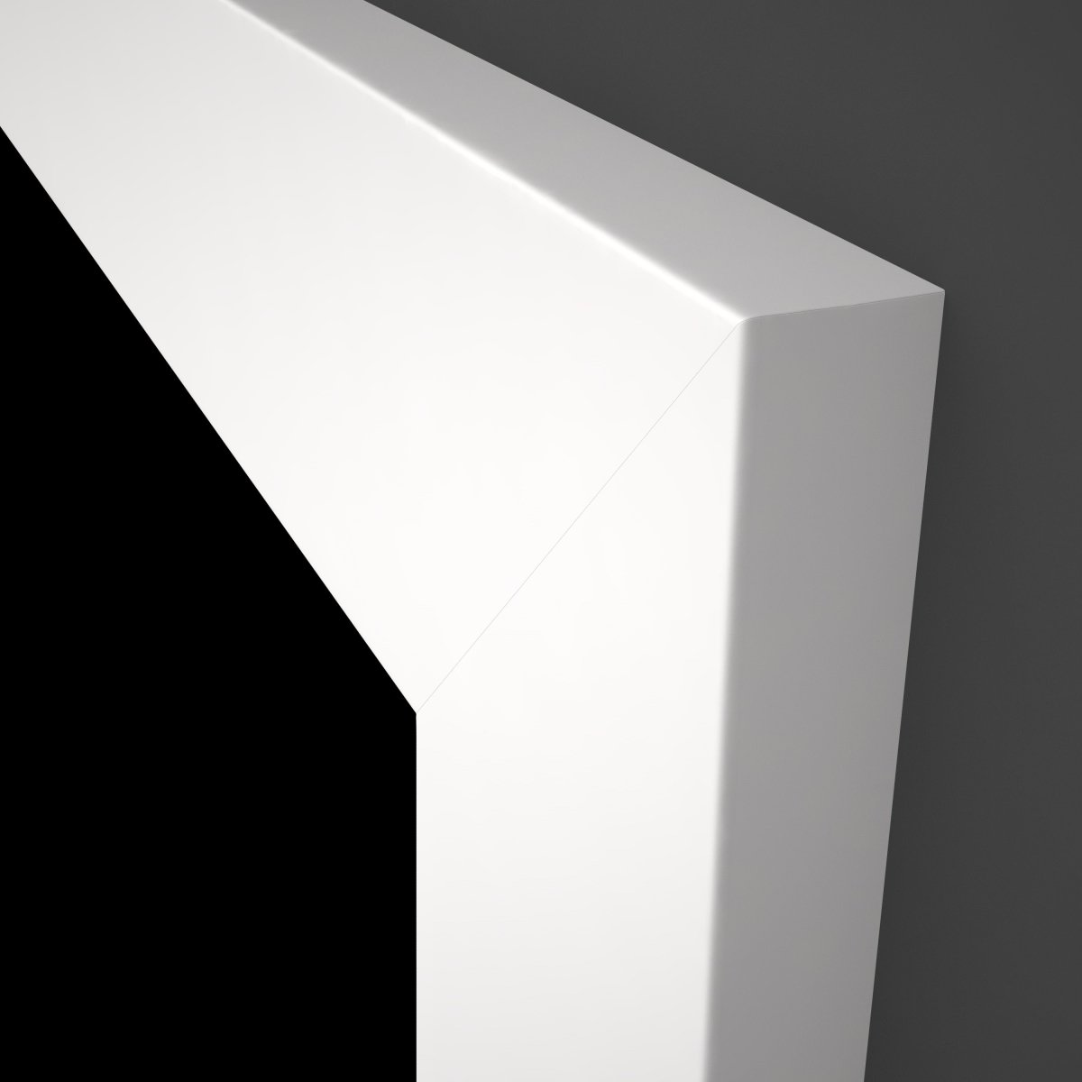 Design - Schiebetür mit Zarge Samla M05 Weißlack RAL 9010 - Meine Tür