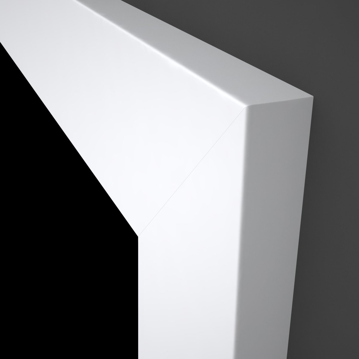 Design - Schiebetür mit Zarge Sanela 3G RAL 9003 - Meine Tür