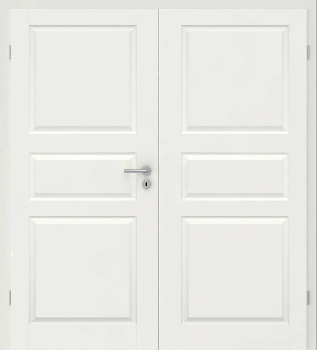 Doppelflügel Stil - Tür Hennes 3G Weißlack RAL 9010 - Meine Tür