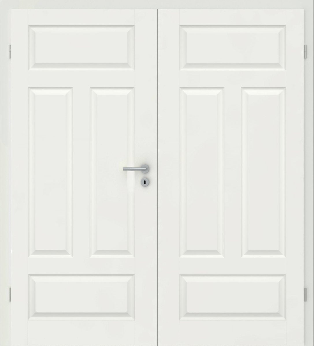 Doppelflügel Stil - Tür Hennes 4G AD Weißlack RAL 9010 - Meine Tür