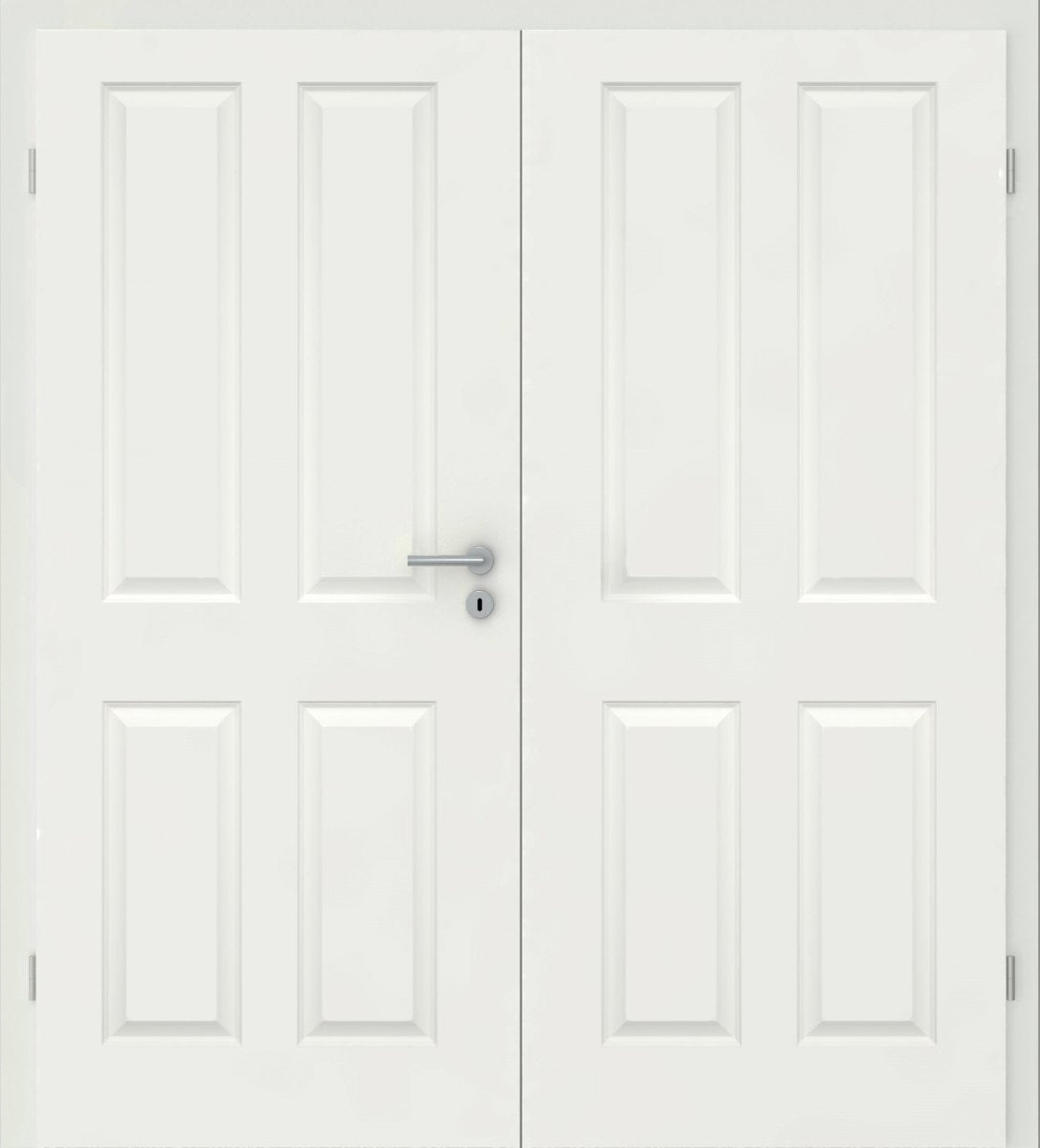 Doppelflügel Stil - Tür Hennes 4G Weißlack RAL 9010 - Meine Tür
