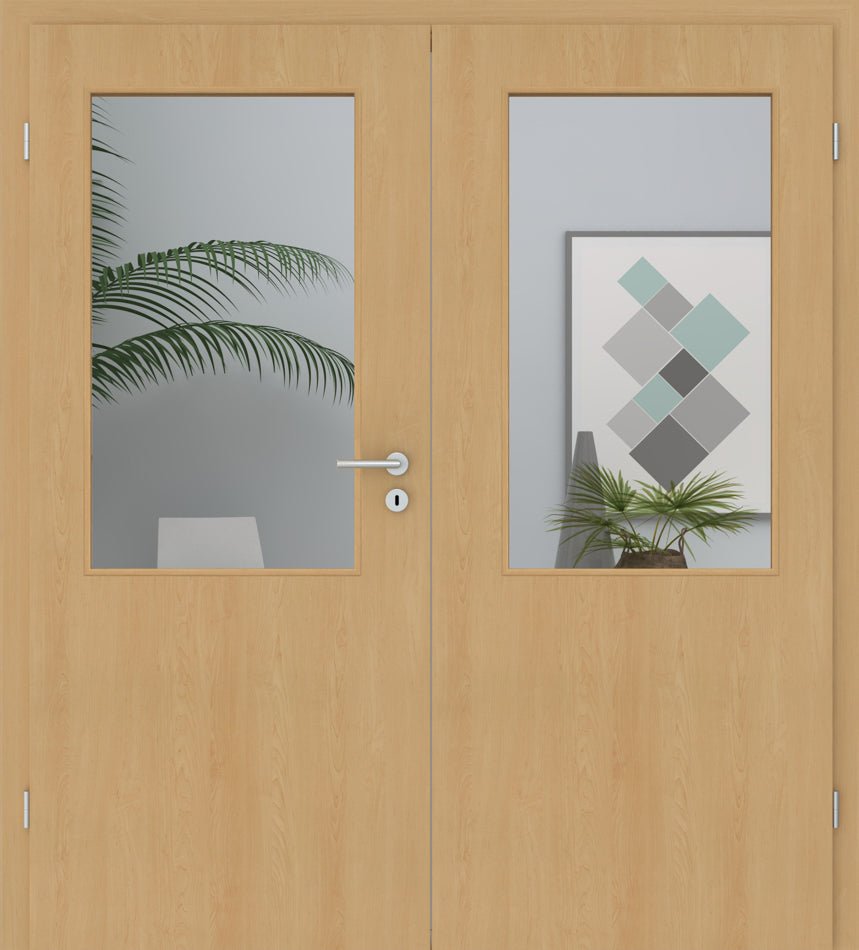Doppelflügeltür CPL Ahorn LA 02 - Meine Tür