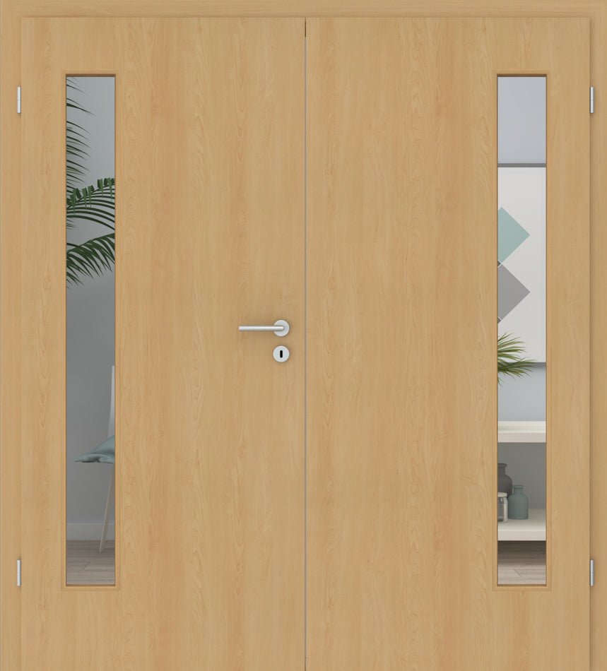 Doppelflügeltür CPL Ahorn LA 08B - Meine Tür