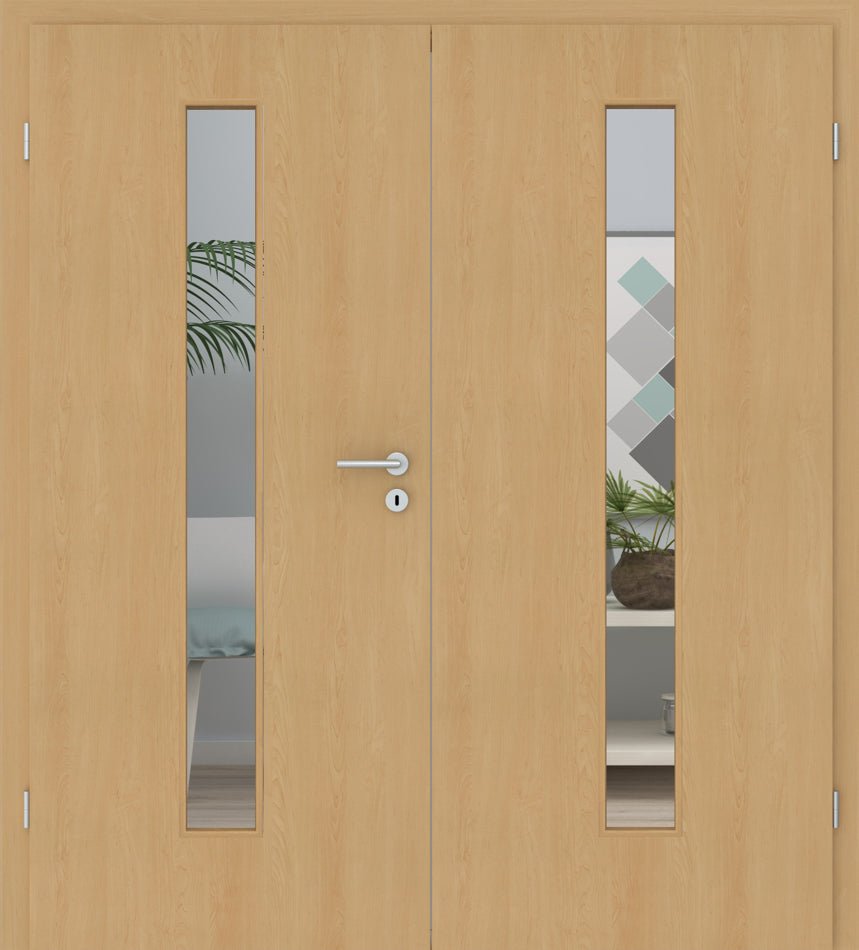 Doppelflügeltür CPL Ahorn LA 08M - Meine Tür