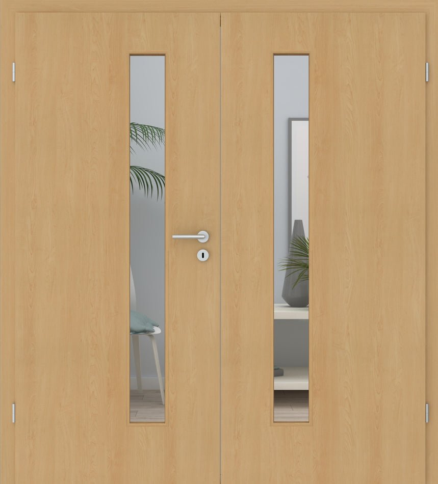 Doppelflügeltür CPL Ahorn LA 08S - Meine Tür
