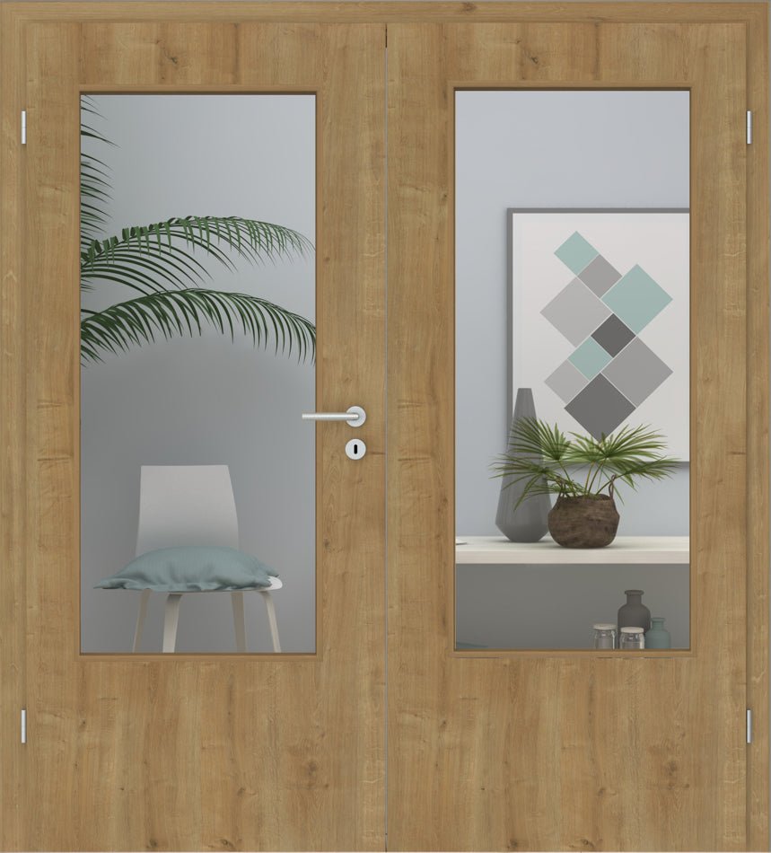 Doppelflügeltür CPL Eiche astig LA - Meine Tür