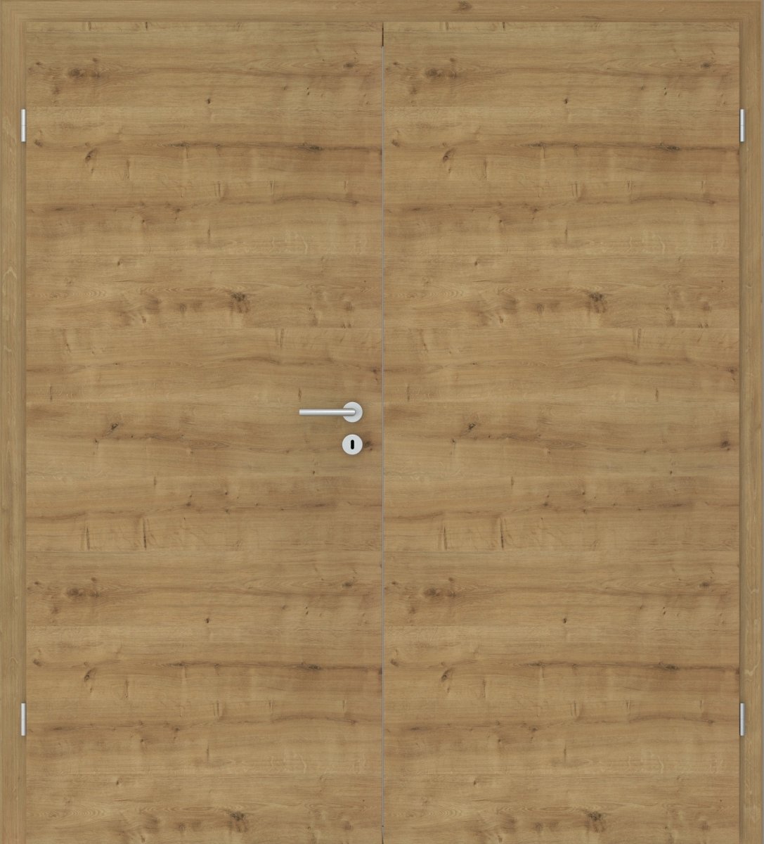 Doppelflügeltür CPL Eiche astig Queroptik - Meine Tür