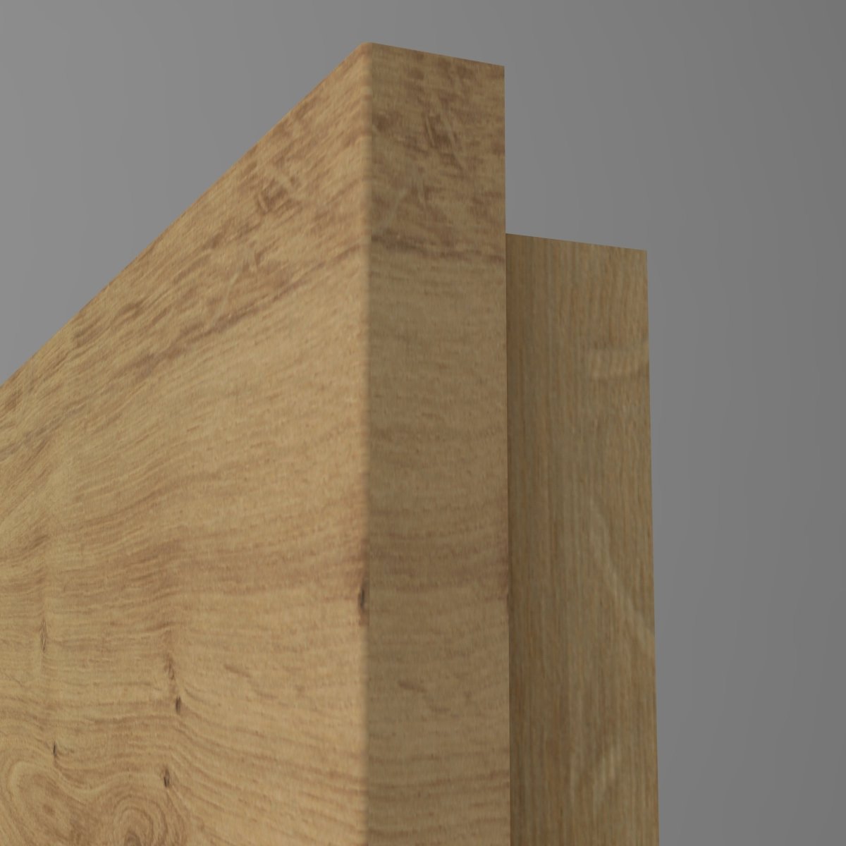 Doppelflügeltür CPL Eiche astig Queroptik - Meine Tür