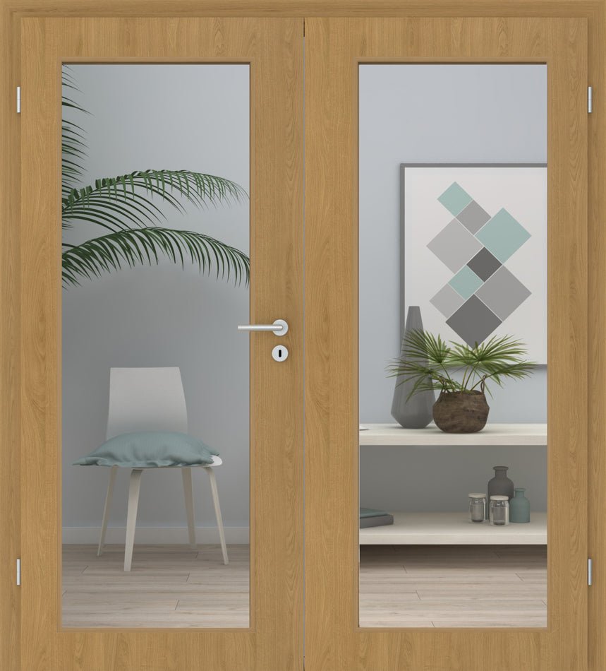 Doppelflügeltür CPL Eiche Natur LA XL - Meine Tür