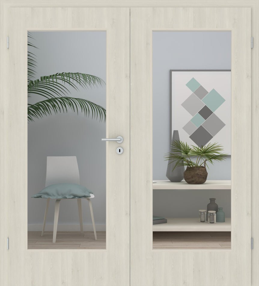 Doppelflügeltür CPL Merrx Ivory LA 01 - Meine Tür