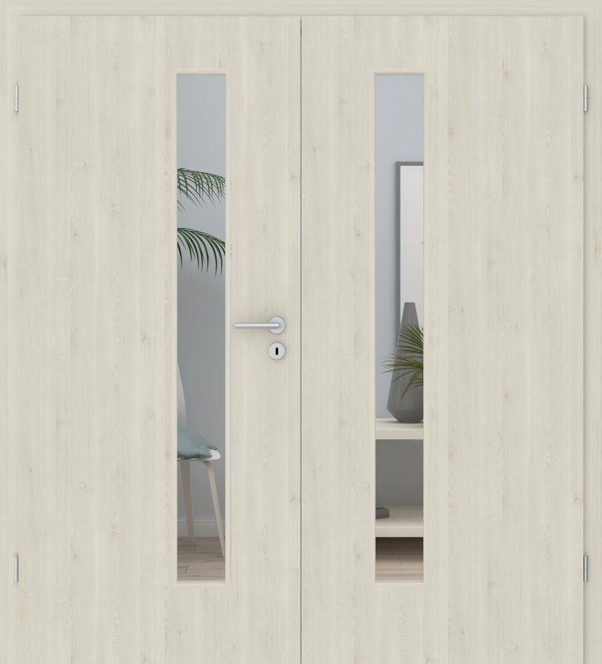 Doppelflügeltür CPL Merrx Ivory LA 08S - Meine Tür