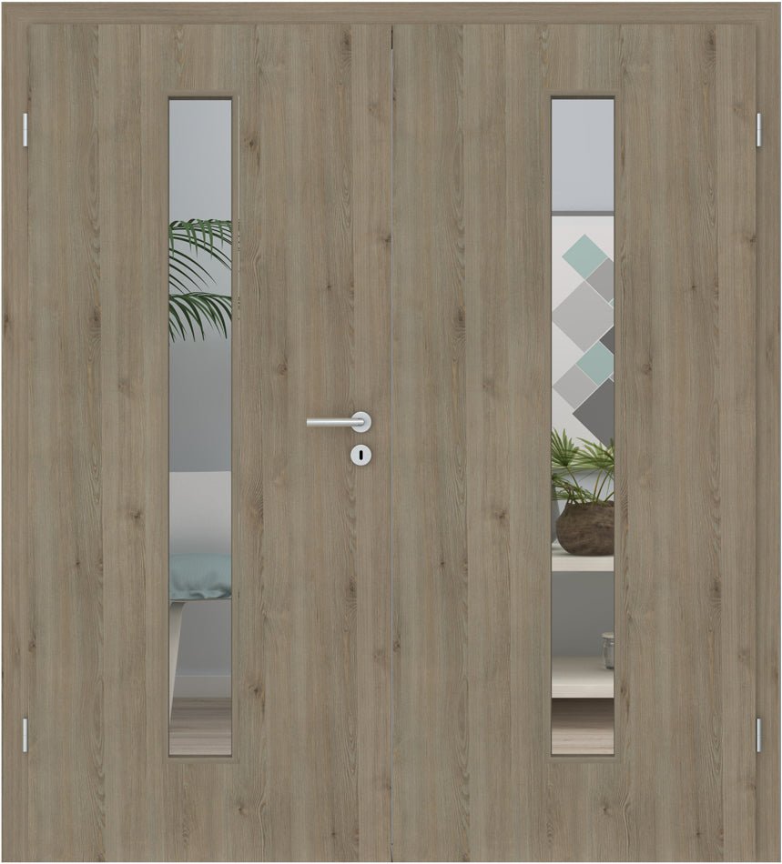 Doppelflügeltür CPL Pinie Kivik LA 08M - Meine Tür