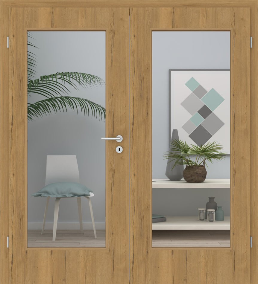 Doppelflügeltür CPL Vicco Eiche Honig LA 01 - Meine Tür