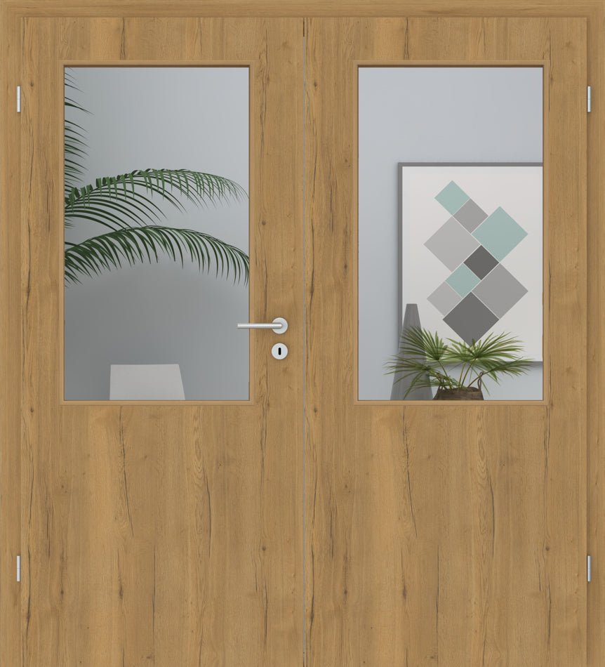 Doppelflügeltür CPL Vicco Eiche Honig LA 02 - Meine Tür