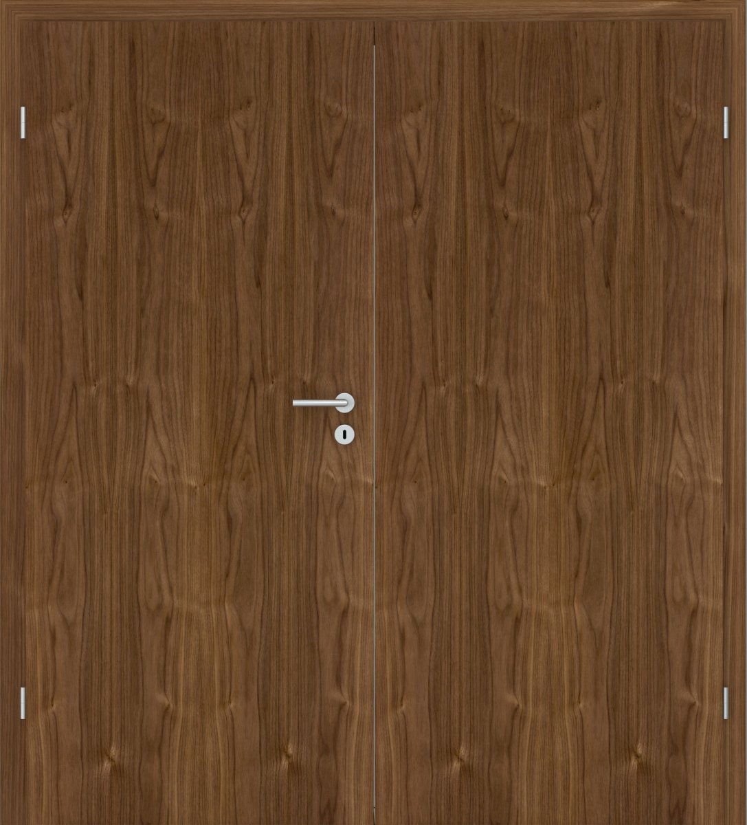 Doppelflügeltür Echtholz Amerikanisch Nussbaum lackiert - Meine Tür