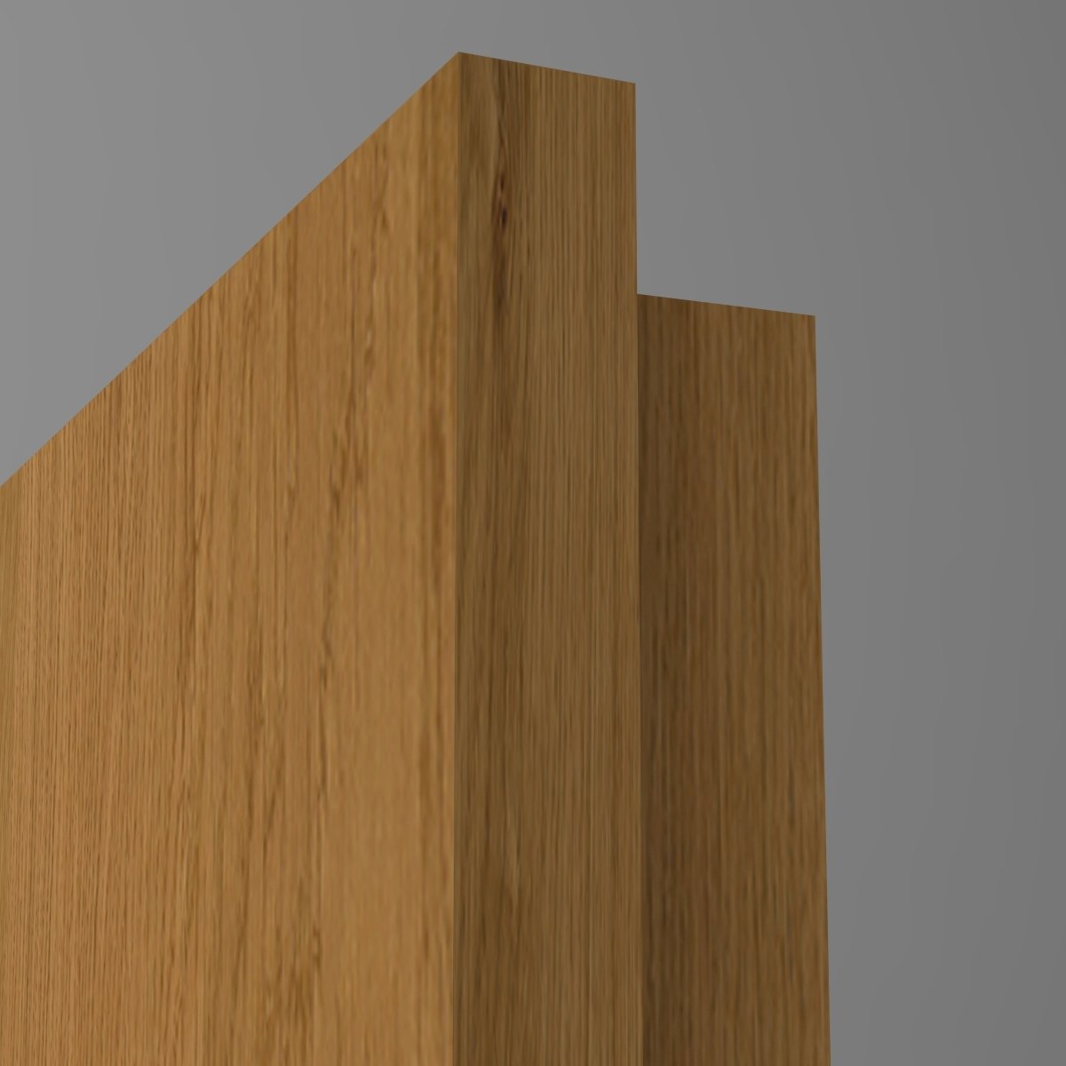 Doppelflügeltür Echtholz Asteiche geölt LA 08S - Meine Tür