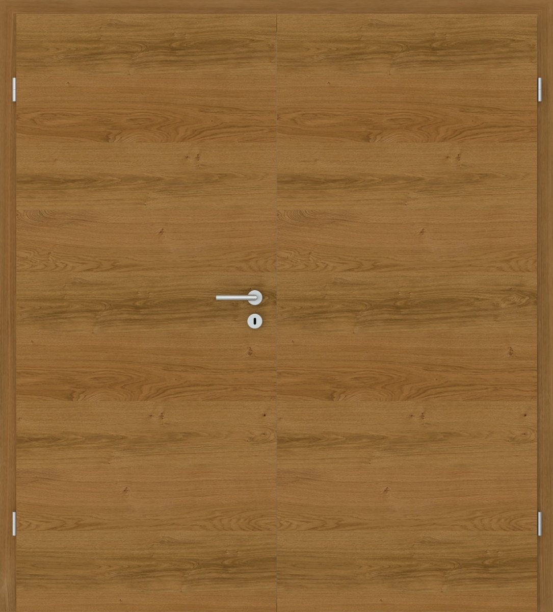 Doppelflügeltür Echtholz Asteiche geölt Queroptik - Meine Tür