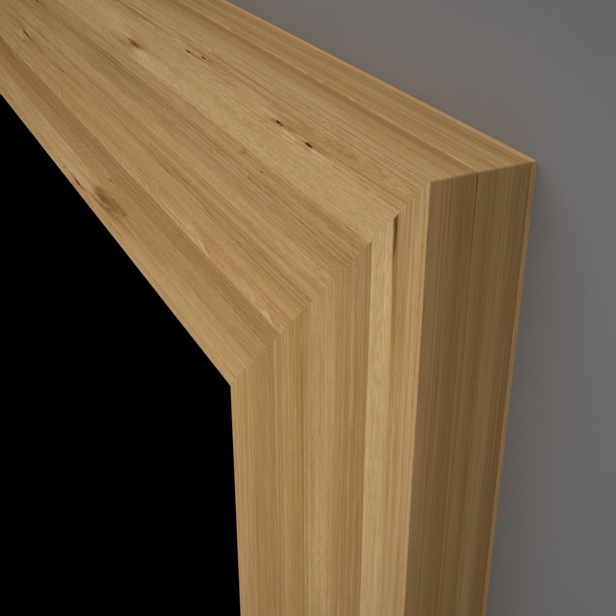 Doppelflügeltür Echtholz Asteiche geölt Queroptik LA 08M - Meine Tür