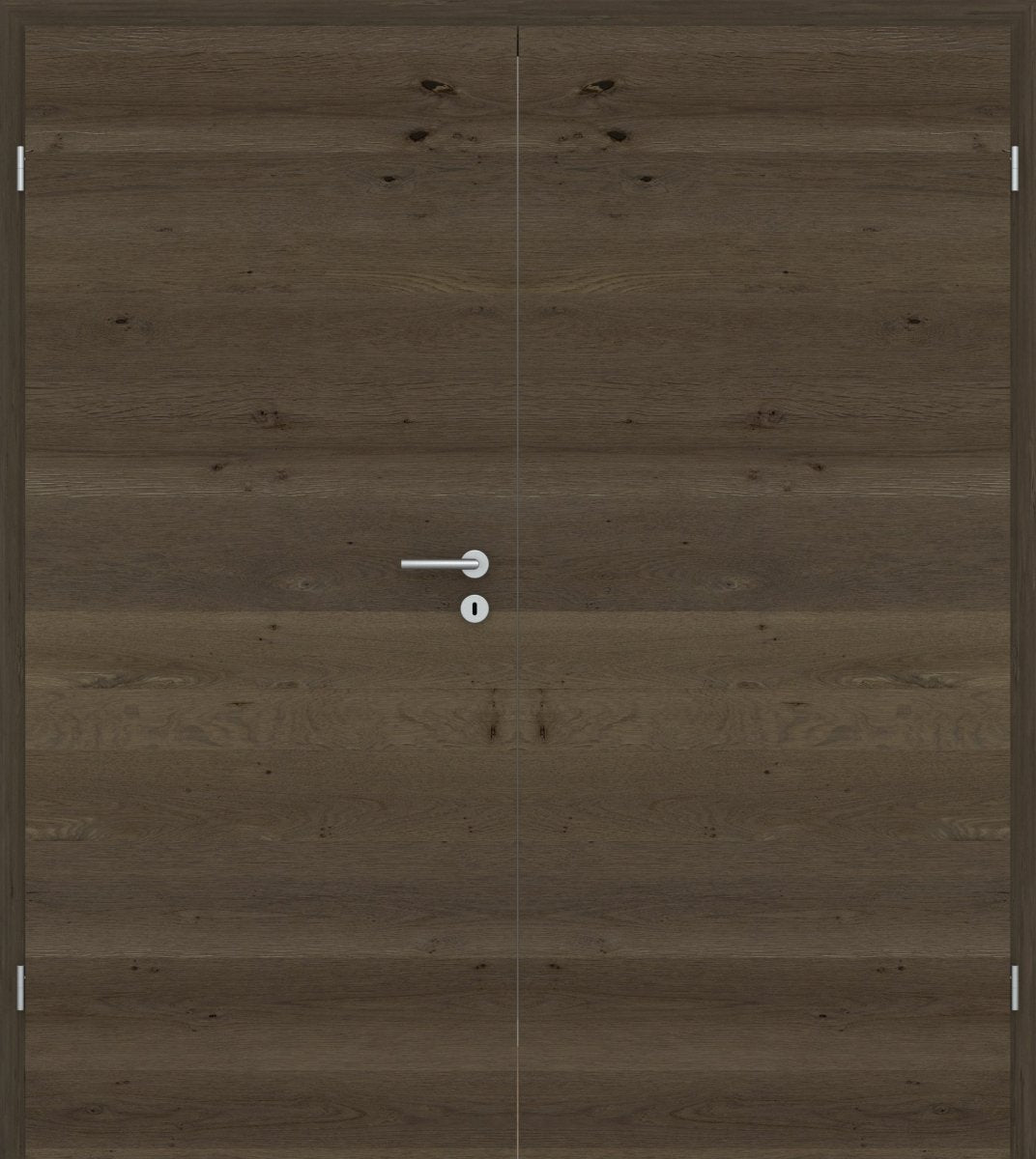 Doppelflügeltür Echtholz Risseiche Altholz Queroptik - Meine Tür