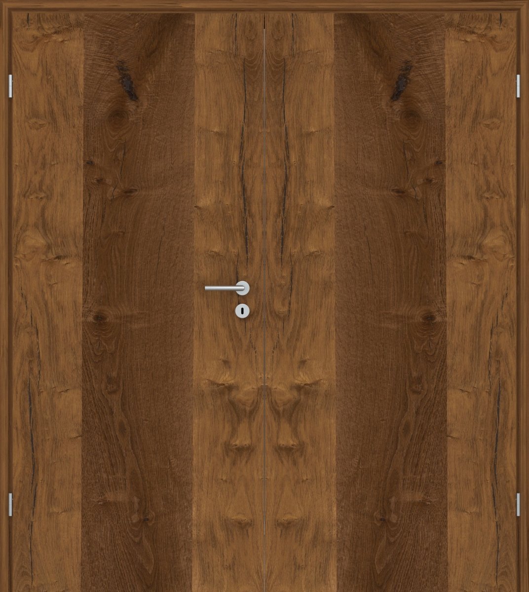 Doppelflügeltür Echtholz Risseiche Bronc - Meine Tür
