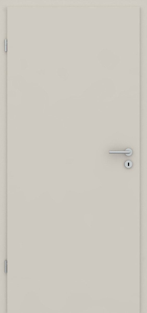 Innentür - Set CPL Angoragrau Tür mit Zarge und Beschlag - Meine Tür