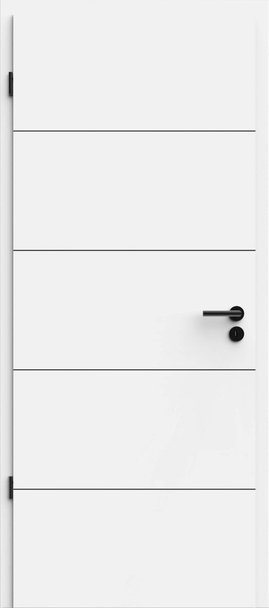 Lebo Innentür Nero 1 Weißlack RAL 9010 | Modernes Design - Meine Tür