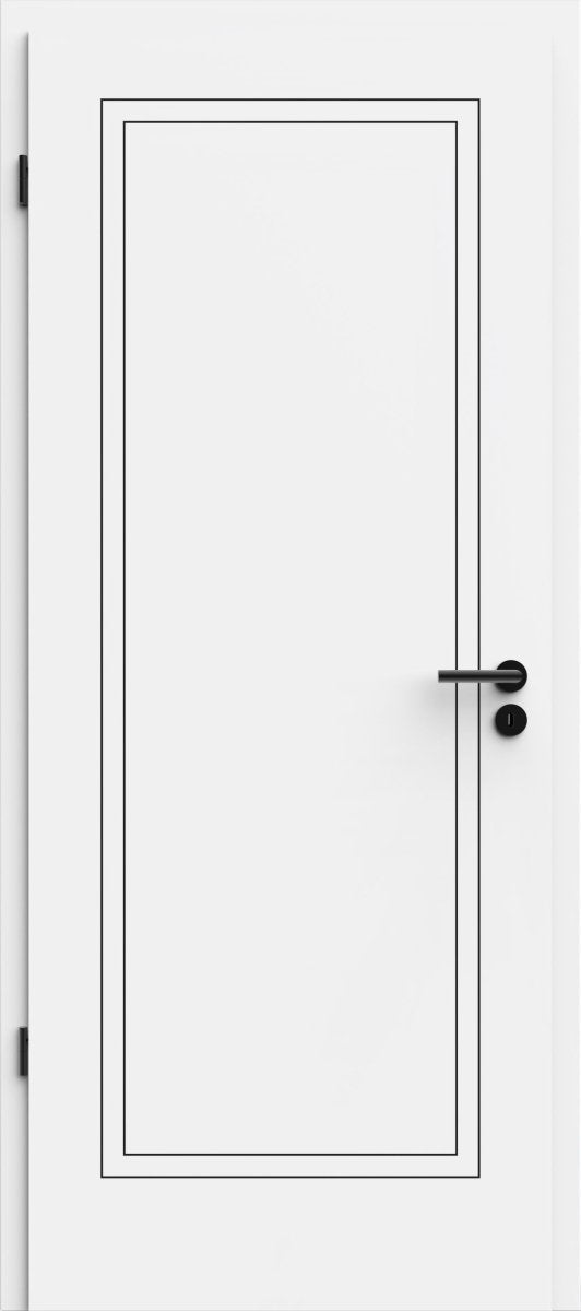 Lebo Innentür Nero 110 Weißlack RAL 9010 | Modernes Design - Meine Tür