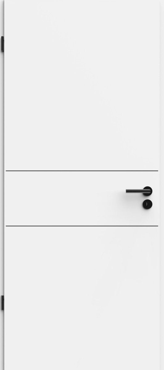 Lebo Innentür Nero 18 Weißlack RAL 9010 | Modernes Design - Meine Tür