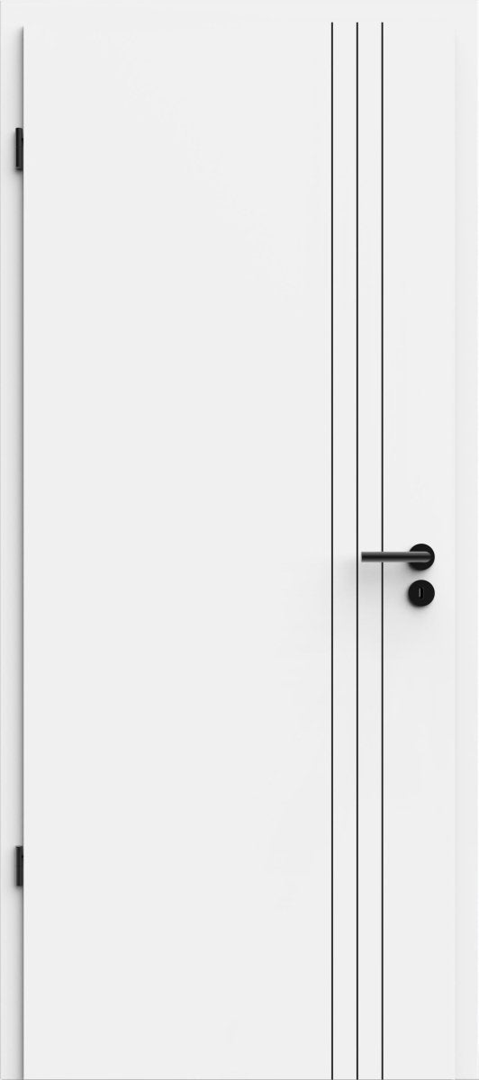 Lebo Innentür Nero 25 Weißlack RAL 9010 | Modernes Design - Meine Tür