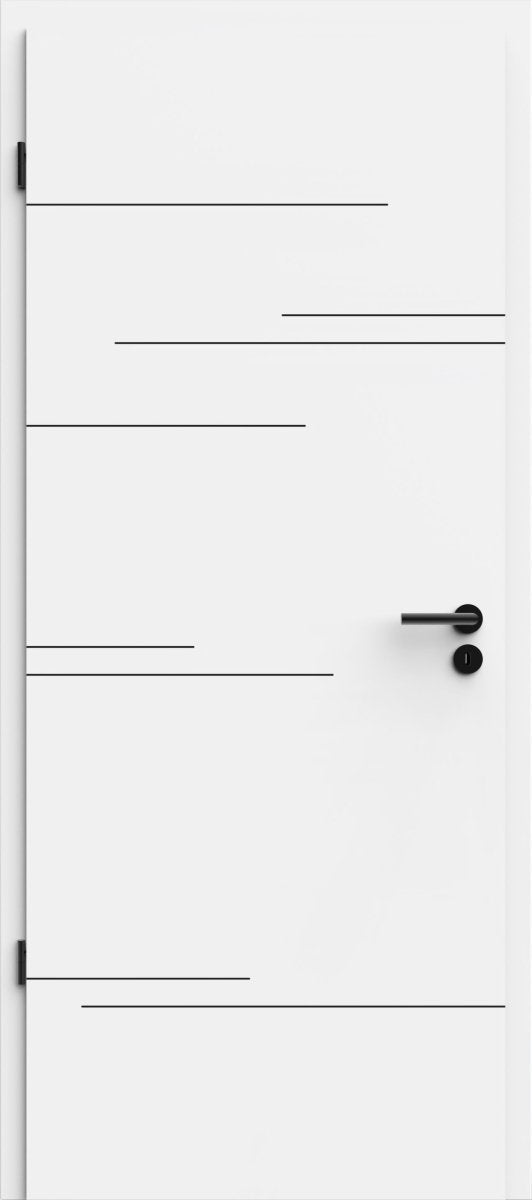 Lebo Innentür Nero 50 Weißlack RAL 9010 | Modernes Design - Meine Tür