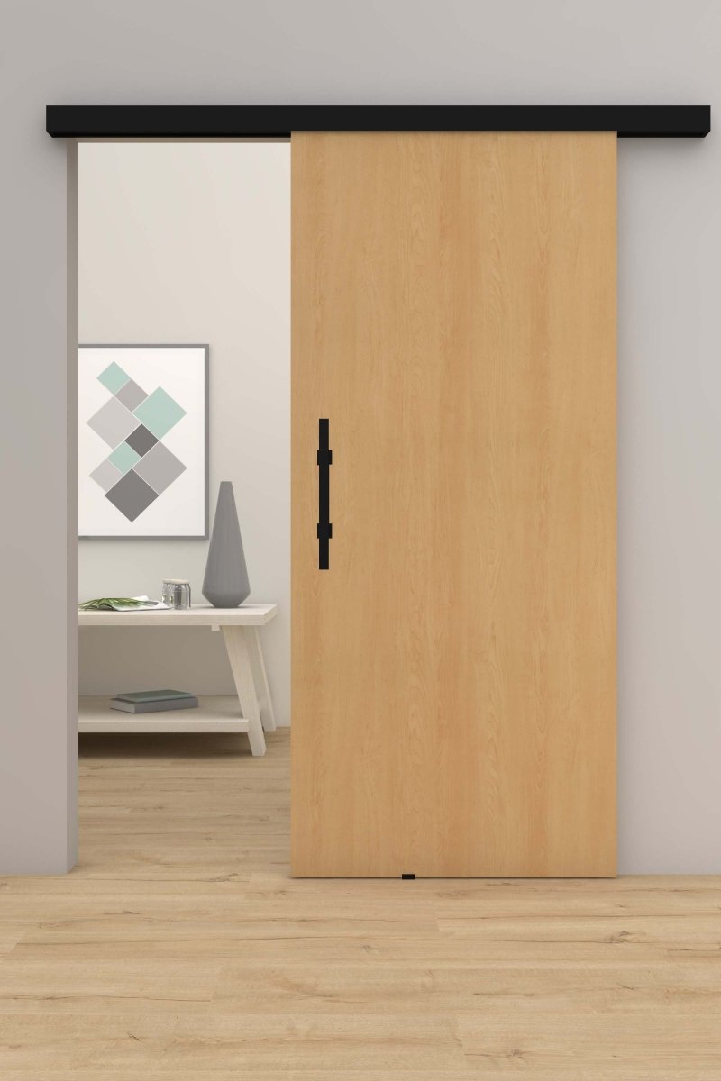 Schiebetür mit Laufschiene CPL Ahorn - Meine Tür