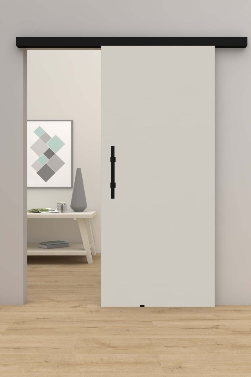 Schiebetür mit Laufschiene CPL Angoragrau - Meine Tür