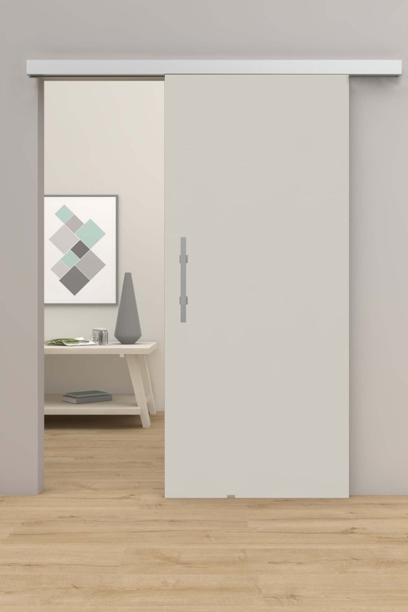 Schiebetür mit Laufschiene CPL Angoragrau - Meine Tür