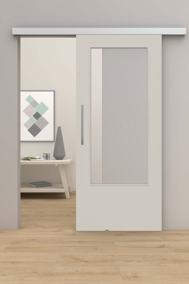 Schiebetür mit Laufschiene CPL Angoragrau LA - Meine Tür