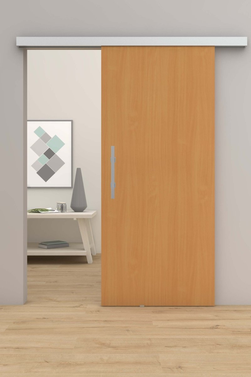 Schiebetür mit Laufschiene CPL Buche - Meine Tür