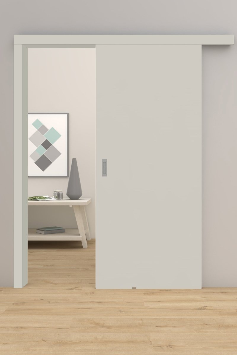 Schiebetür mit Zarge CPL Angoragrau - Meine Tür