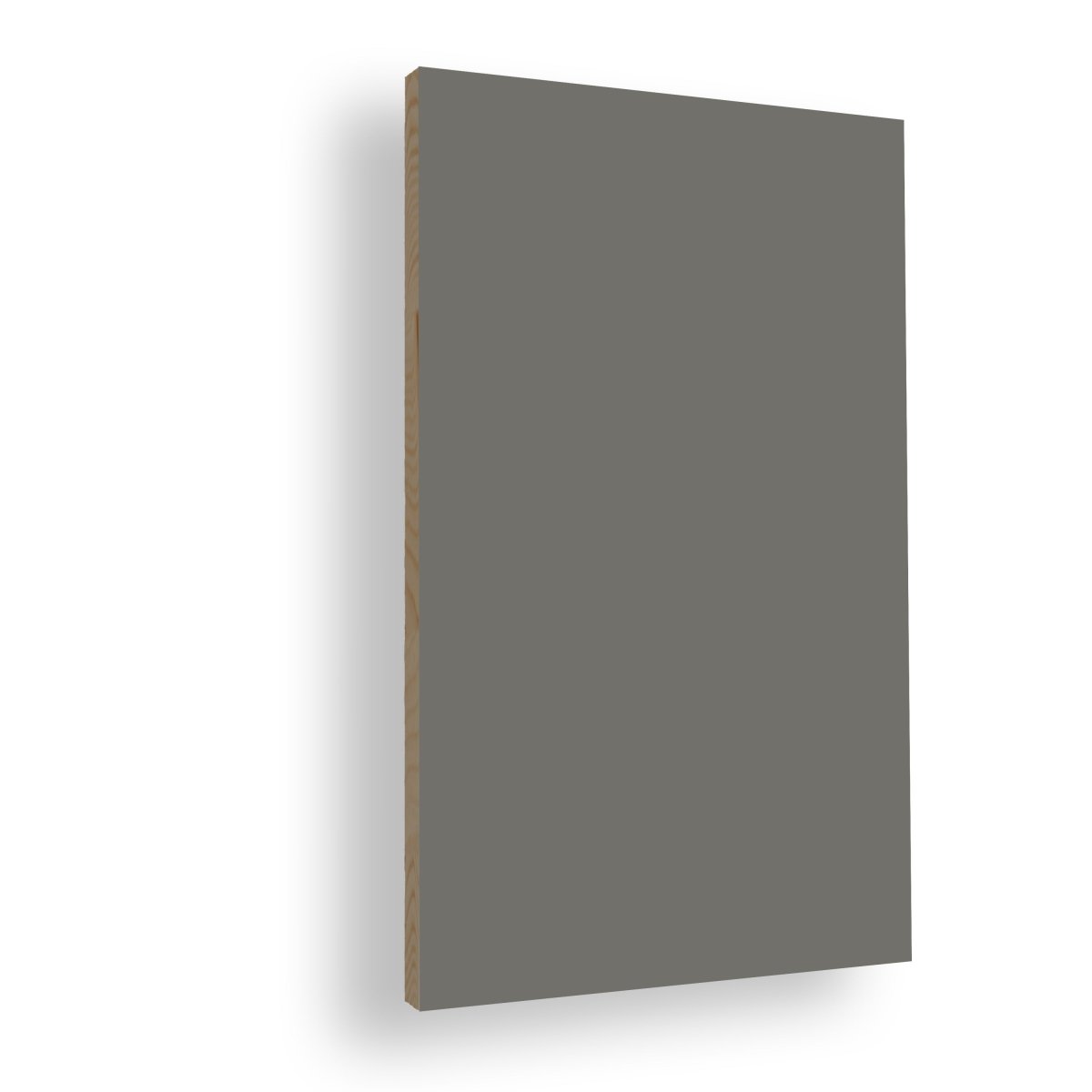 Schiebetür mit Zarge CPL Nanoline Mattgrau RAL 9037 - Meine Tür