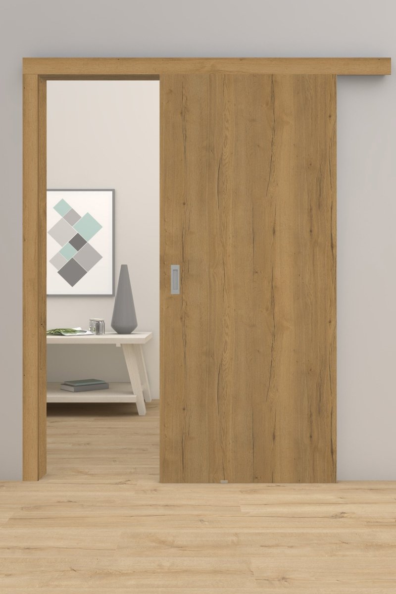 Schiebetür mit Zarge CPL Vicco Eiche Honig - Meine Tür