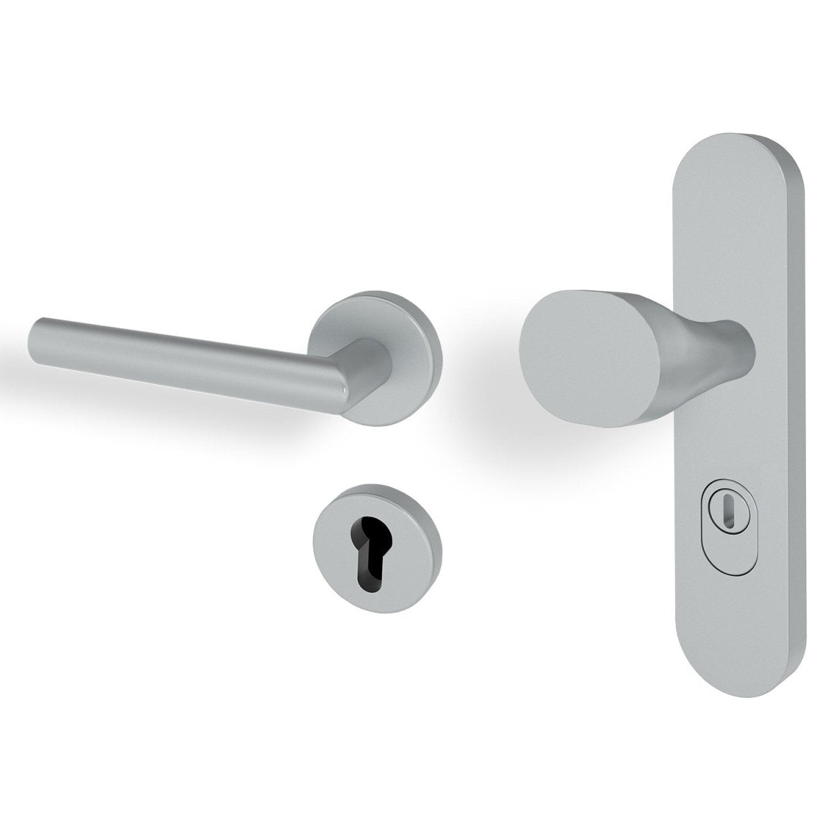 Schutzbeschlag Helios BAL Edelstahl matt - Meine Tür