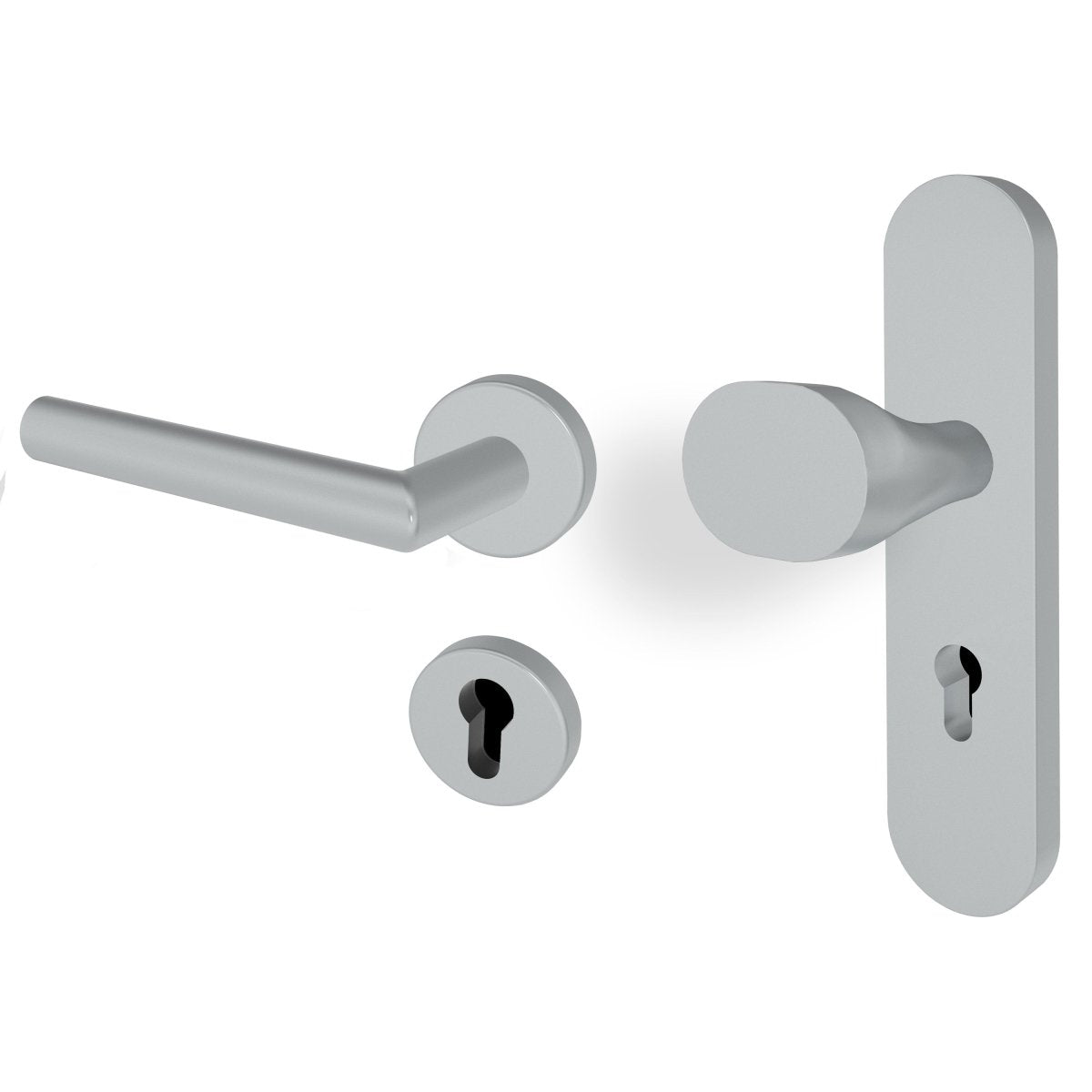 Schutzbeschlag Helios BAL Edelstahl matt - Meine Tür