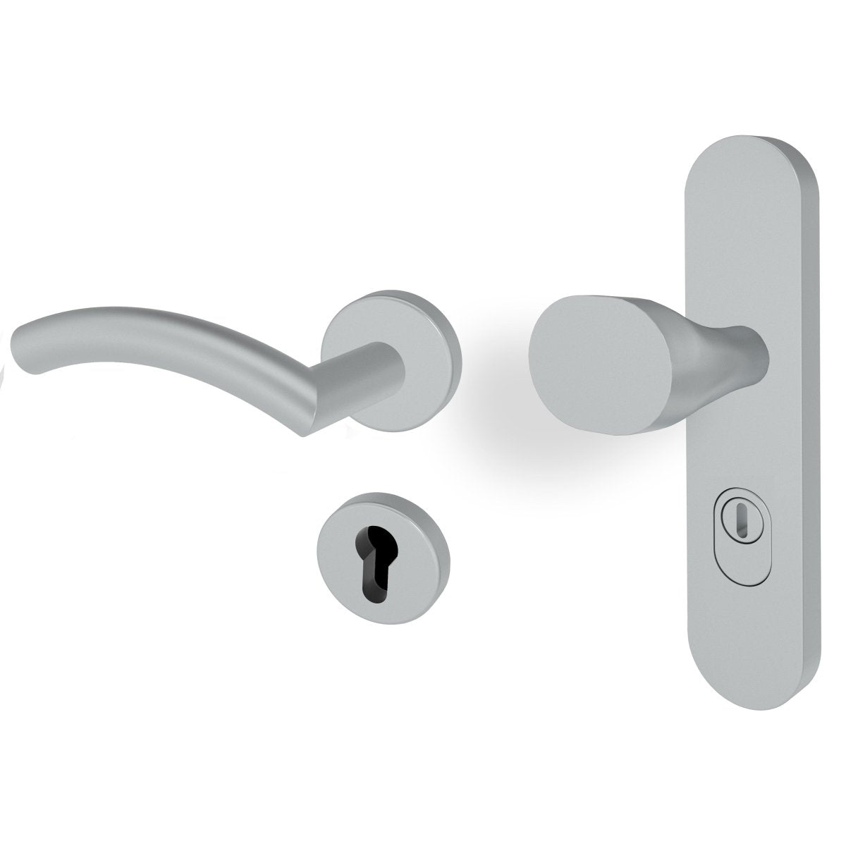 Schutzbeschlag Helios HEL Edelstahl matt - Meine Tür