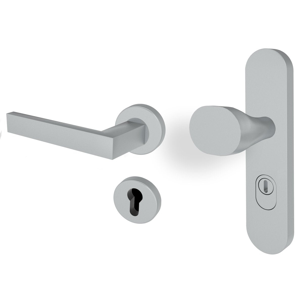 Schutzbeschlag Helios RHO Edelstahl matt - Meine Tür