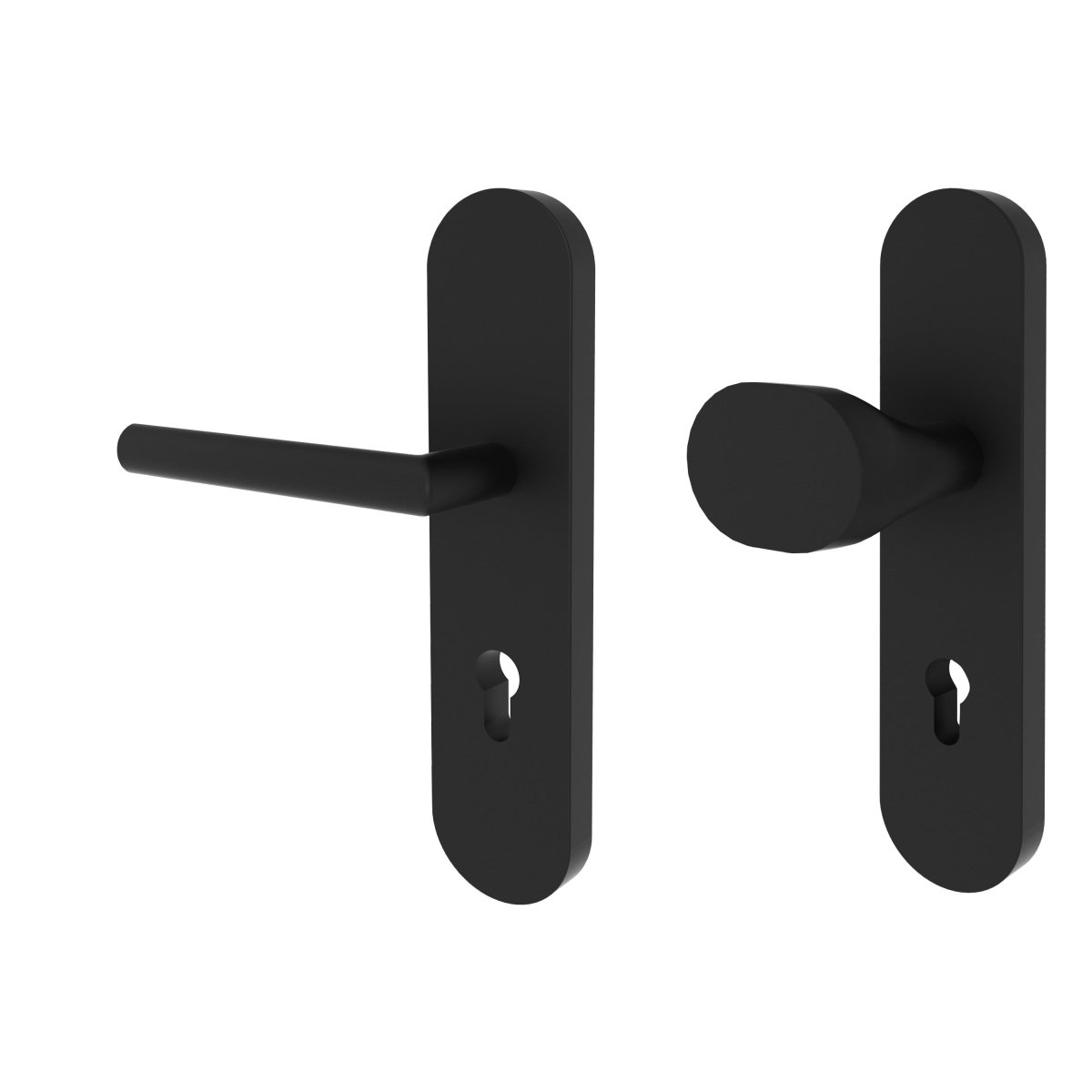 Schutzbeschlag Lunara BAL Mattschwarz - Meine Tür